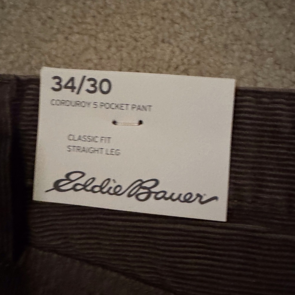 men’s NWT corduroy pants - Picture 2 of 4